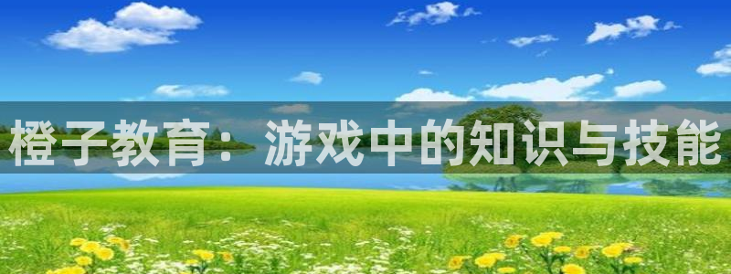 优贝娱乐平台登录入口：橙子教育：游戏中的知识与技能